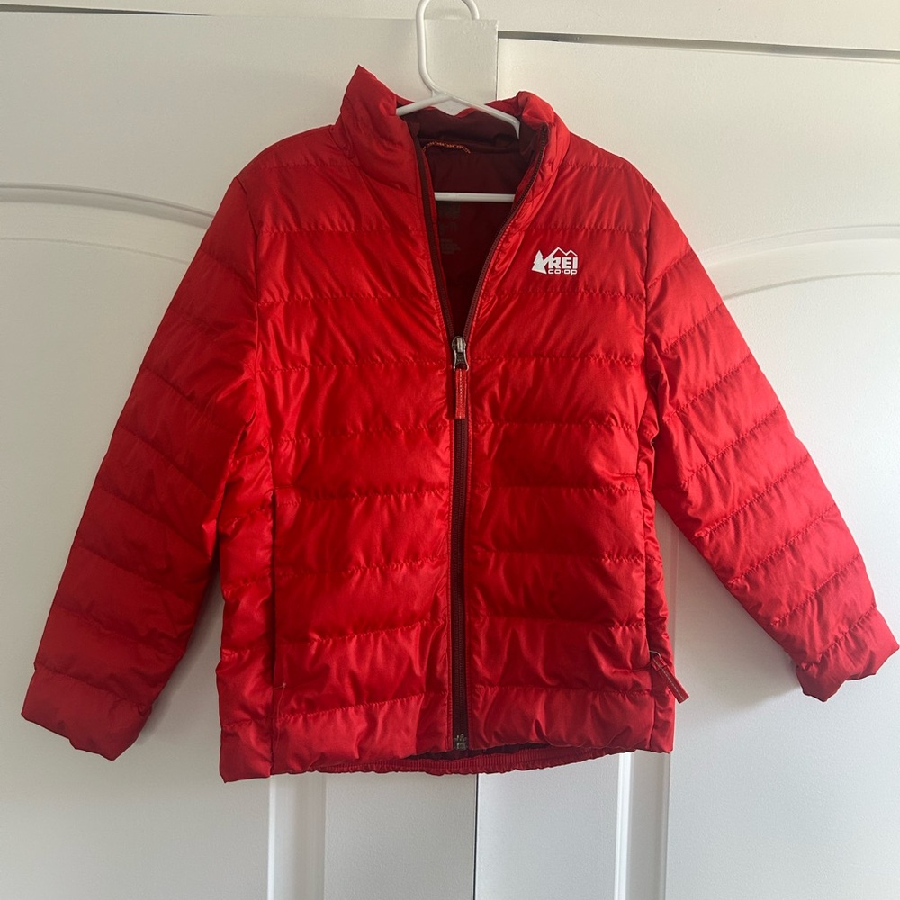 REI Kids Vibrant Red Puffer Coat